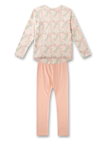 Sanetta Pyjama abrikooskleurig/beige/groen