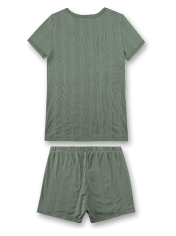 Sanetta Pyjama olijfgroen