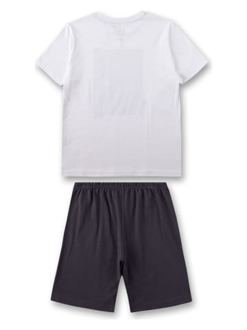 Sanetta Pyjama wit/zwart