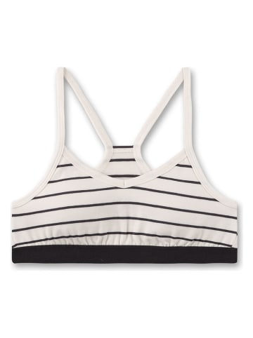 Sanetta Bustier in Weiß/ Schwarz