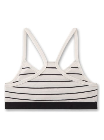 Sanetta Bustier wit/zwart