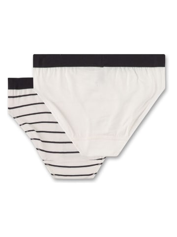 Sanetta 2-delige set: slips wit/zwart