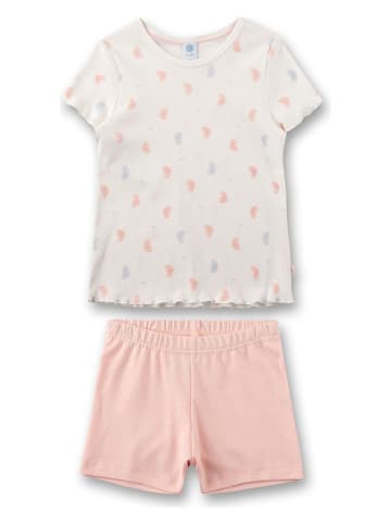 Sanetta Pyjama crème/abrikooskleurig
