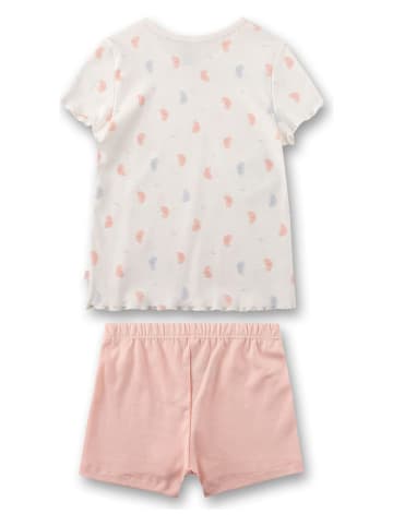 Sanetta Pyjama crème/abrikooskleurig