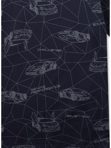 Sanetta Pyjama in Hellgrau/ Dunkelblau