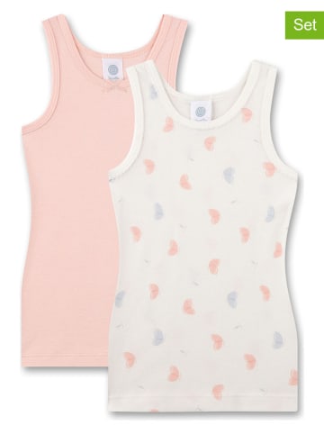Sanetta 2er-Set: Hemdchen in Rosa/ Weiß