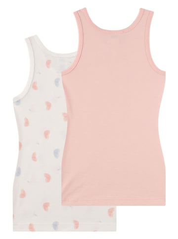 Sanetta 2er-Set: Hemdchen in Rosa/ Weiß