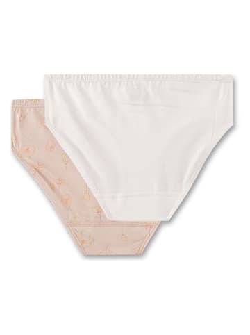 Sanetta 2er-Set: Slips in Beige/ Weiß
