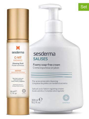 SESDERMA 2tlg. Pflegeset "C-Vit Radiance + Salises - for combination skin"