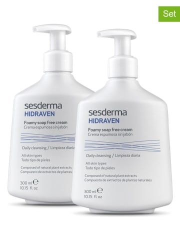 SESDERMA 2er-Set: Reinigungscreme "Hidraven - all skin types", je 300 ml