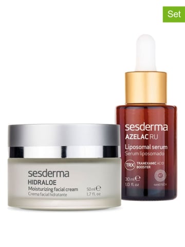 SESDERMA 2tlg. Pflegeset "Azelac Ru + Hidraloe - dry skin with discoloration"