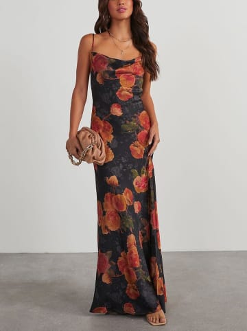 LA Angels Kleid in Schwarz/ Orange