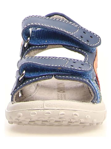 Naturino Leder-Sandalen "Doba" in Blau/ Orange