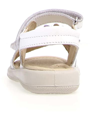 Naturino Leder-Sandalen "Cipria" in Weiß