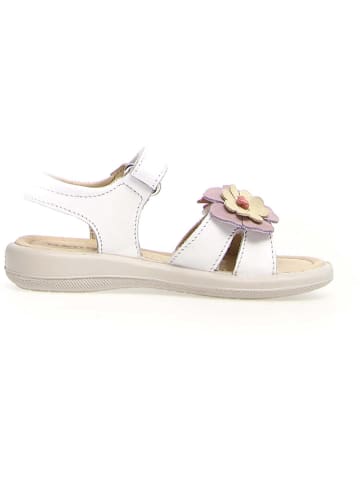 Naturino Leder-Sandalen "Cipria" in Weiß