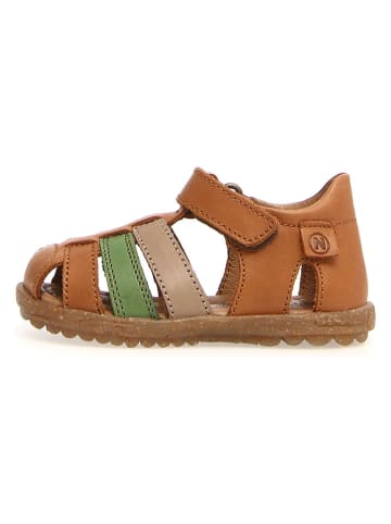 Naturino Leder-Halbsandalen "See" in Hellbraun