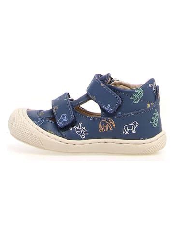 Naturino Leder-Halbsandalen "Puffy" in Dunkelblau