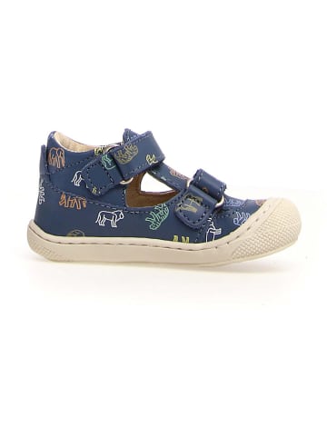 Naturino Leder-Halbsandalen "Puffy" in Dunkelblau