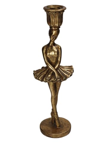 Kersten Kaarshouder "Ballerina" goudkleurig - (H)29 x Ø 9 cm