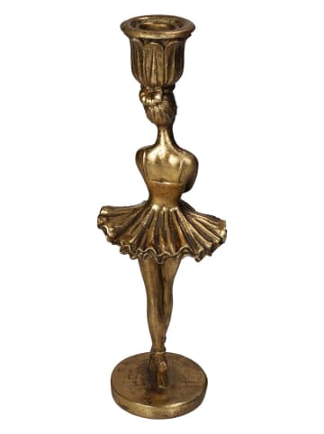 Kersten Kaarshouder "Ballerina" goudkleurig - (H)29 x Ø 9 cm