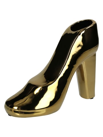 Kersten Vase "Shoe" in Gold - (B)17 x (H)21 x (T)9 cm