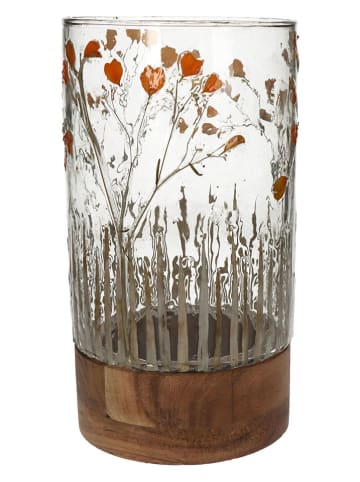 Kersten Kaarshouder "Dried Flowers" kleurloos - (H)25 x Ø 13 cm
