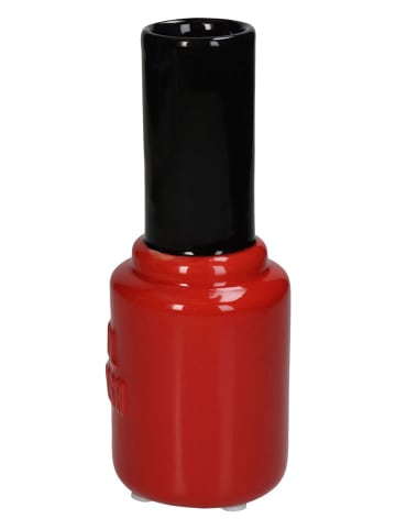 Kersten Vaas "Nail Polish" rood - (H)19 x Ø 7 cm