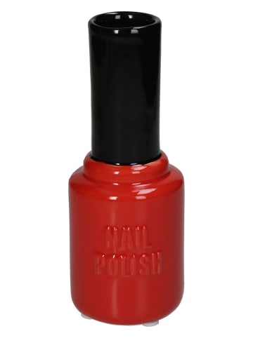 Kersten Vaas "Nail Polish" rood - (H)19 x Ø 7 cm