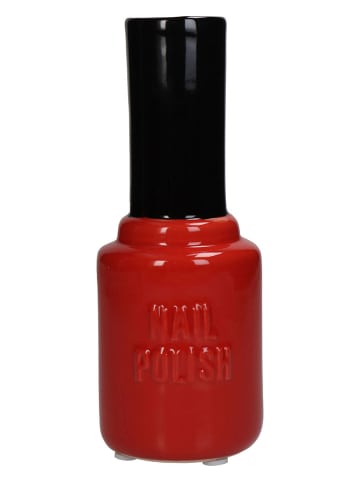 Kersten Vaas "Nail Polish" rood - (H)19 x Ø 7 cm