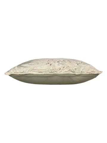 Kersten Kissen "Leafs" in Beige - (L)45 x (B)45 cm