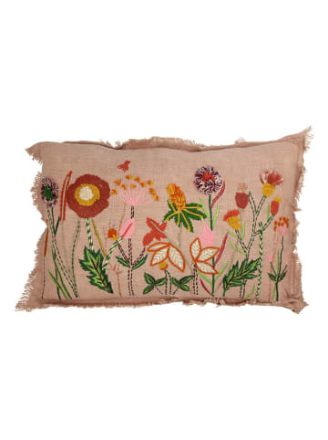 Kersten Kussen "Floral" beige - (L)40 x (B)60 cm
