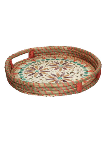 Kersten Dienblad bruin/meerkleurig - Ø 30 cm