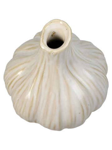 Kersten Vase "Garlic" in Creme - (B)10 x (H)11 x (T)9,7 cm