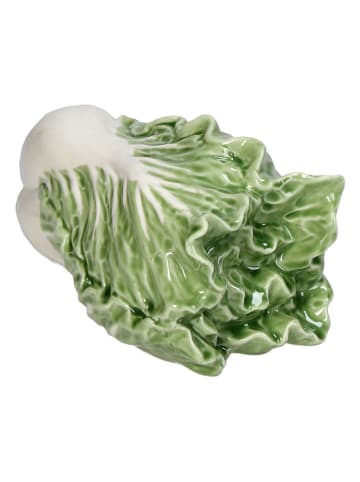 Kersten Decoratief figuur "Pak Choi" groen/wit - (B)16 x (H)8,5 x (D)7,5 cm