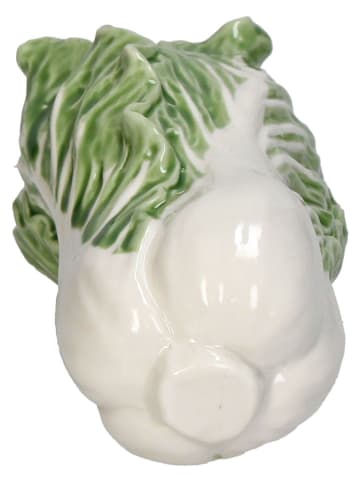 Kersten Decoratief figuur "Pak Choi" groen/wit - (B)16 x (H)8,5 x (D)7,5 cm