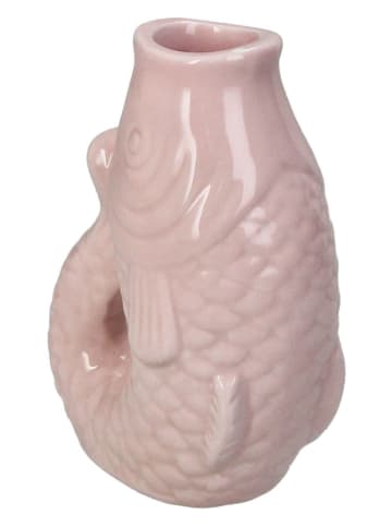 Kersten Vase "Fish" in Rosa - (B)8 x (H)11 x (T)5,5 cm