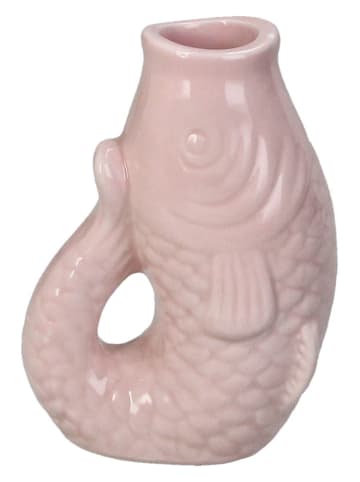 Kersten Vaas "Fish" lichtroze - (B)8 x (H)11 x (D)5,5 cm