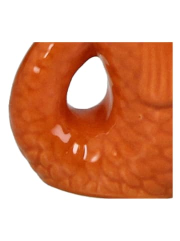 Kersten Vaas "Fish" lichtbruin - (H)11 x (D)5,5 cm