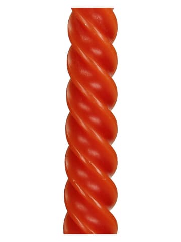 Kersten 2-delige set: staafkaarsen rood - 2x 4 stuks