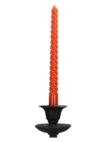 Kersten 2-delige set: staafkaarsen rood - 2x 4 stuks