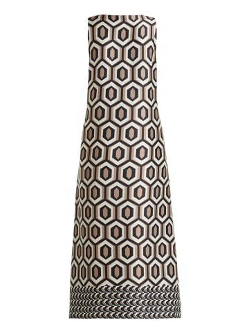 Vera Mont Kleid in Beige/ Creme/ Dunkelbraun