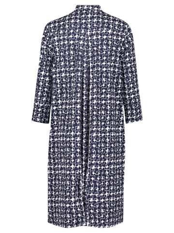 Vera Mont Kleid in Dunkelblau/ Weiß