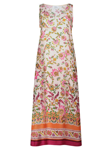 Vera Mont Jurk crème/roze/oranje