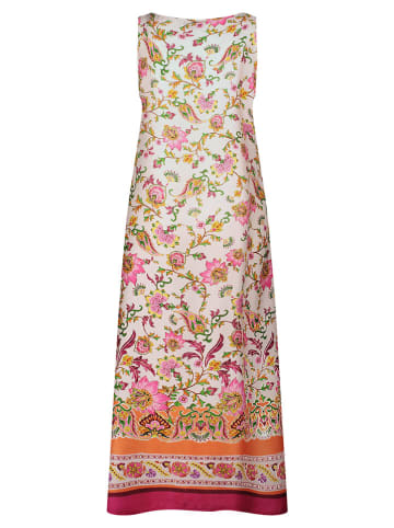 Vera Mont Jurk crème/roze/oranje