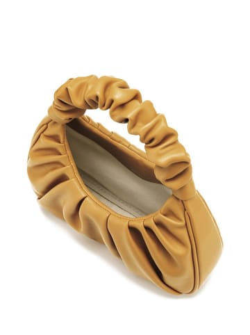 JW PEI Handtas "Gabbi" mosterdgeel - (L)24,5 x (H)12 x (D)6 cm