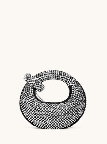 JW PEI Henkeltasche "Abakus" in Silber - (B)19,8 x (H)17,5 x (T)7 cm