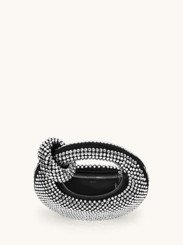 JW PEI Henkeltasche "Abakus" in Silber - (B)19,8 x (H)17,5 x (T)7 cm