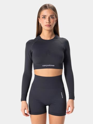 Carpatree Koszulka sportowa "Allure" w kolorze antracytowym