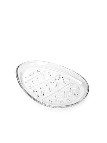 Homla Servierplatte "Tigre" in Transparent - (L)20 x (B)15 cm