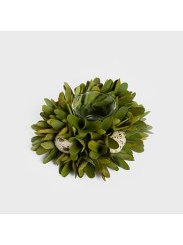 Homla Kaarshouder "Kiri" groen - Ø 17  cm